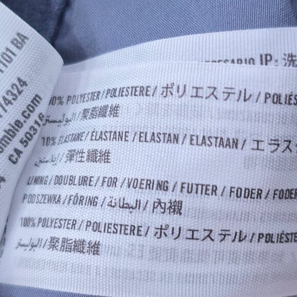 Vintage Abercrombie & Fitch Y2K 90s Periwinkle Blue Corduroy MIni A Line Skirt - Picture 6 of 6